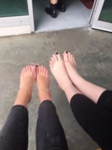 wet feet